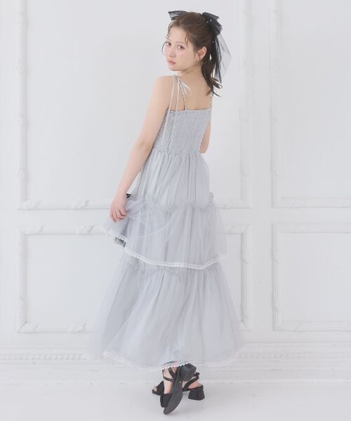 MAJESTIC LEGON / マジェスティックレゴン ロング・マキシ丈ワンピース | チェーン付きキラキラキャミワンピ | 詳細25