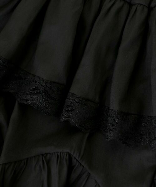 MAJESTIC LEGON / マジェスティックレゴン ミニ丈・ひざ丈ワンピース | レースフリルティアードキャミワンピ | 詳細23