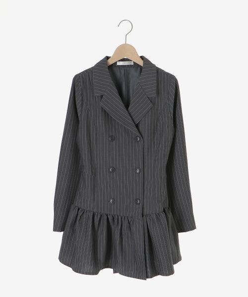 MAJESTIC LEGON / マジェスティックレゴン ミニ丈・ひざ丈ワンピース | レースアップジャケットミニワンピ | 詳細18