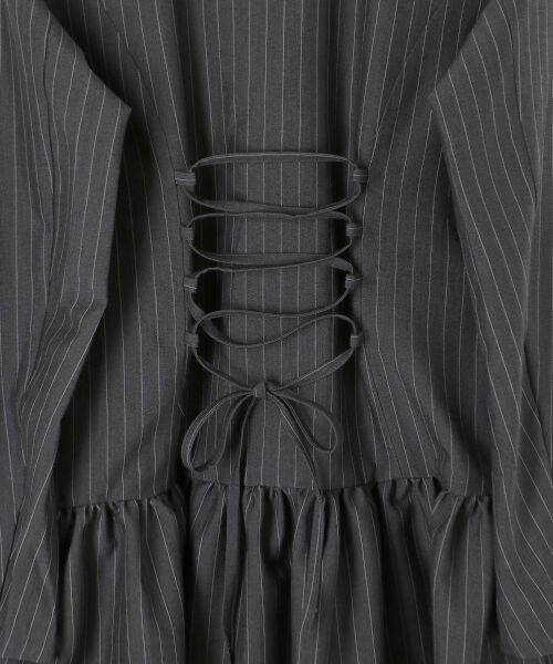 MAJESTIC LEGON / マジェスティックレゴン ミニ丈・ひざ丈ワンピース | レースアップジャケットミニワンピ | 詳細25