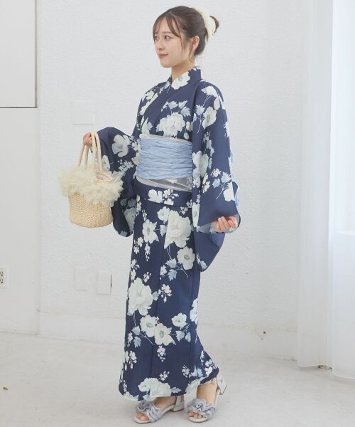 MAJESTIC LEGON / マジェスティックレゴン 着物・浴衣・小物類 | ワンピでも着れる2WAY浴衣（ネイビー柄）