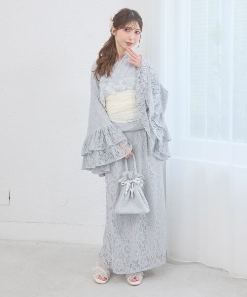 MAJESTIC LEGON / マジェスティックレゴン ショルダーバッグ | 2WAYレース巾着バッグ | 詳細2