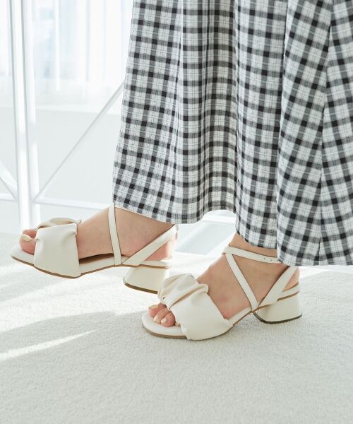 MAJESTIC LEGON / マジェスティックレゴン サンダル | シアーギャザーサンダル | 詳細1