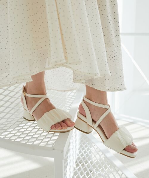 MAJESTIC LEGON / マジェスティックレゴン サンダル | シアーギャザーサンダル | 詳細10