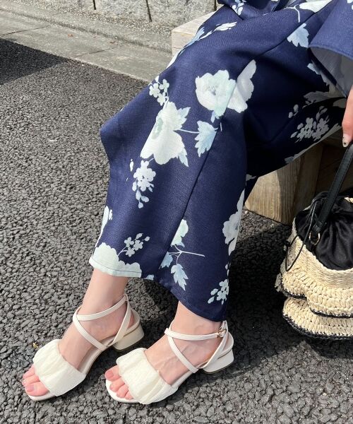 MAJESTIC LEGON / マジェスティックレゴン サンダル | シアーギャザーサンダル | 詳細14