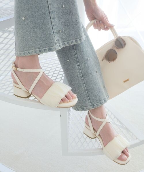 MAJESTIC LEGON / マジェスティックレゴン サンダル | シアーギャザーサンダル | 詳細10