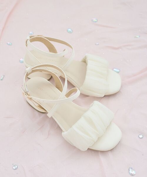MAJESTIC LEGON / マジェスティックレゴン サンダル | シアーギャザーサンダル | 詳細11