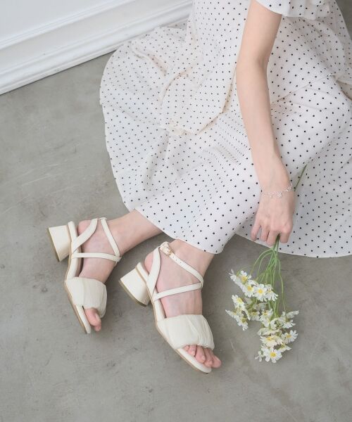 MAJESTIC LEGON / マジェスティックレゴン サンダル | シアーギャザーサンダル | 詳細12