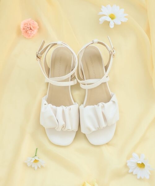 MAJESTIC LEGON / マジェスティックレゴン サンダル | シアーギャザーサンダル | 詳細2