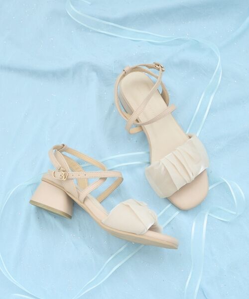 MAJESTIC LEGON / マジェスティックレゴン サンダル | シアーギャザーサンダル | 詳細23