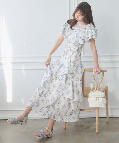 MAJESTIC LEGON / マジェスティックレゴン サンダル | ローヒールフリルビジューサンダル | 詳細13