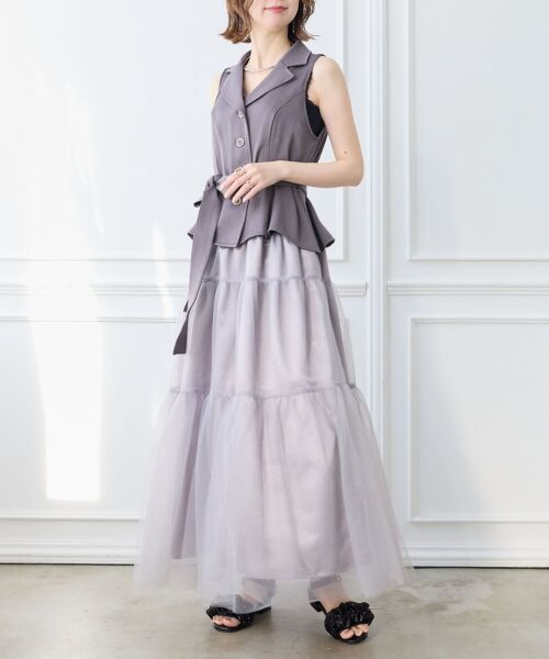 MAJESTIC LEGON / マジェスティックレゴン サンダル | ローヒールフリルビジューサンダル | 詳細17