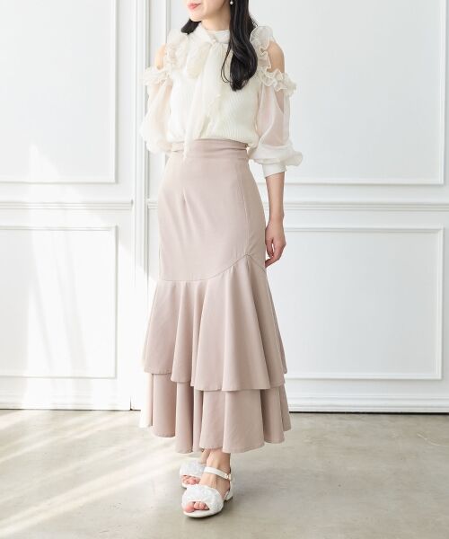 MAJESTIC LEGON / マジェスティックレゴン サンダル | ローヒールフリルビジューサンダル | 詳細4