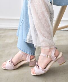 MAJESTIC LEGON / マジェスティックレゴン サンダル | サテンビジューリボンサンダル