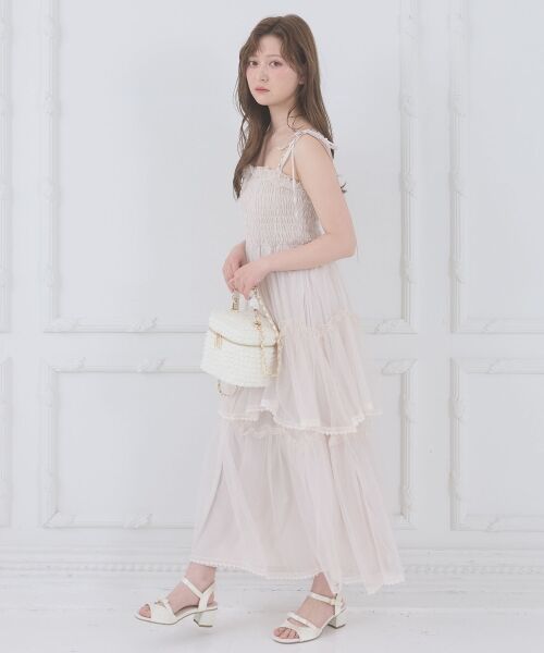 MAJESTIC LEGON / マジェスティックレゴン サンダル | サテンビジューリボンサンダル | 詳細5