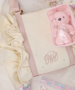 MAJESTIC LEGON / マジェスティックレゴン ハンドバッグ | フリルキャンバスキラキラバッグ