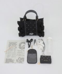 MAJESTIC LEGON / マジェスティックレゴン ハンドバッグ | フリルキャンバスキラキラバッグ