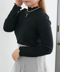 MAJESTIC LEGON / マジェスティックレゴン カットソー | ハイネックパフスリーブトップス