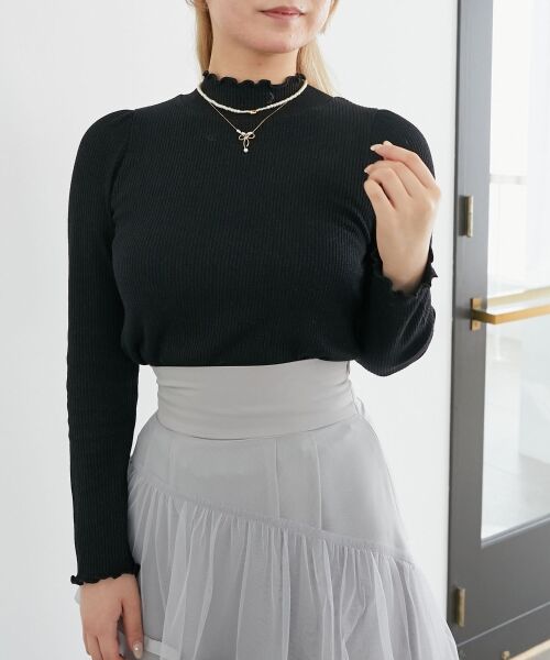 MAJESTIC LEGON / マジェスティックレゴン カットソー | ハイネックパフスリーブトップス | 詳細10