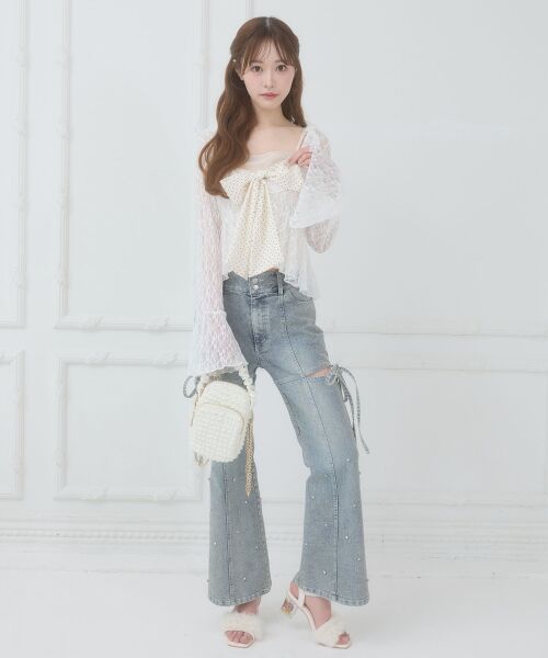 MAJESTIC LEGON / マジェスティックレゴン キャミソール・チューブトップ | ビッグリボンカップ付きキャミ | 詳細11