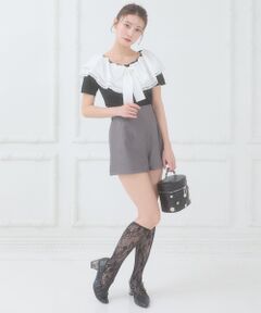 MAJESTIC LEGON / マジェスティックレゴン ショート・ハーフ・半端丈パンツ | ハイウエストショートパンツ