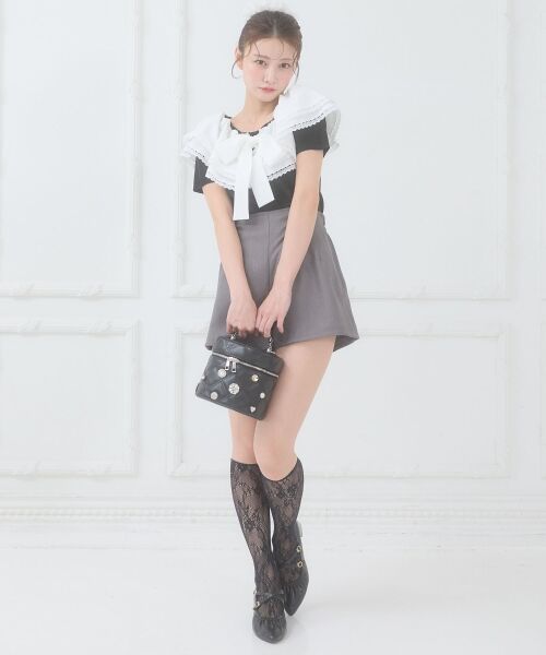 MAJESTIC LEGON / マジェスティックレゴン ショート・ハーフ・半端丈パンツ | ハイウエストショートパンツ | 詳細14