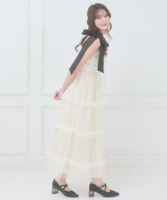 MAJESTIC LEGON / マジェスティックレゴン ロング・マキシ丈ワンピース | フリルチュールロングワンピース