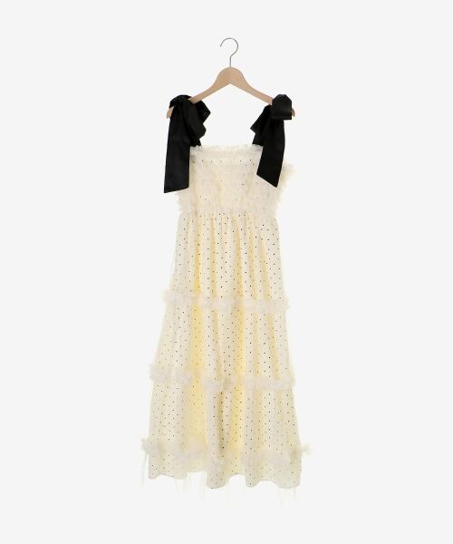 MAJESTIC LEGON / マジェスティックレゴン ロング・マキシ丈ワンピース | フリルチュールロングワンピース | 詳細29