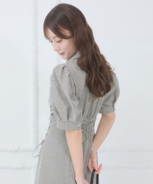 MAJESTIC LEGON / マジェスティックレゴン ロング・マキシ丈ワンピース | サイドレースアップシャツワンピース | 詳細9