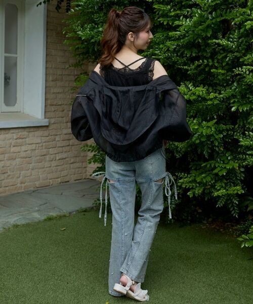 MAJESTIC LEGON / マジェスティックレゴン タンクトップ | レースクロスタンク | 詳細8