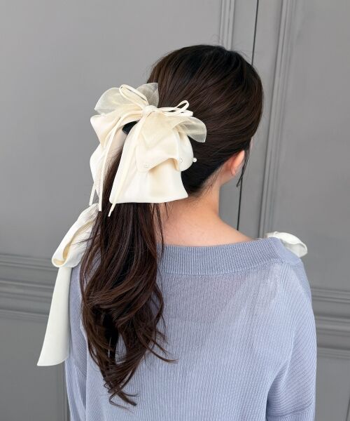 MAJESTIC LEGON / マジェスティックレゴン カチューシャ・カチューム・その他 | ボリュームリボンヘアクリップ | 詳細1