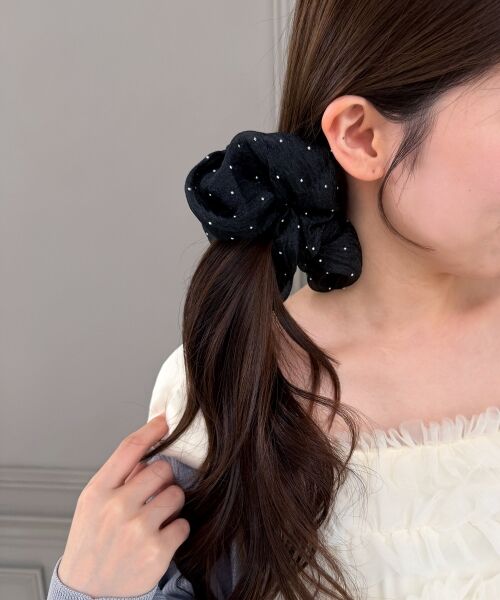 MAJESTIC LEGON / マジェスティックレゴン ヘアゴム・シュシュ | キラキラブルーミングシュシュ | 詳細3