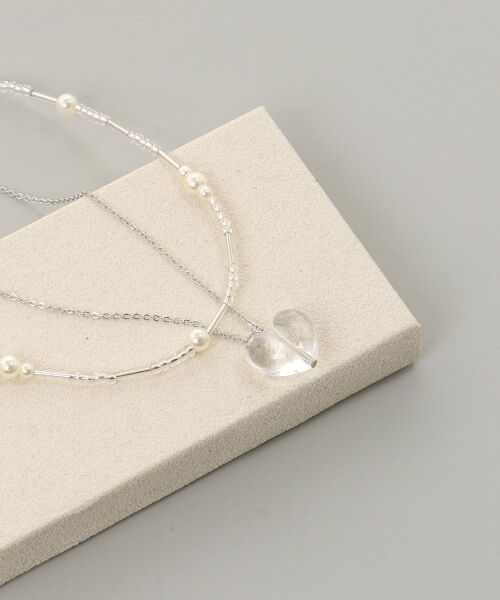 MAJESTIC LEGON / マジェスティックレゴン ネックレス・ペンダント・チョーカー | クリアハートモチーフネックレス | 詳細2