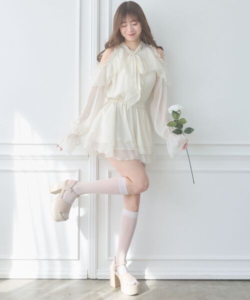 MAJESTIC LEGON / マジェスティックレゴン サンダル | 軽盛れヒールビジューサンダル | 詳細6