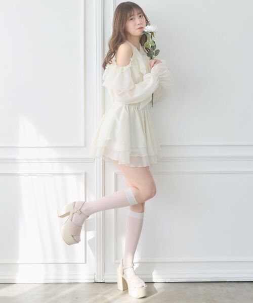 MAJESTIC LEGON / マジェスティックレゴン サンダル | 軽盛れヒールビジューサンダル | 詳細7