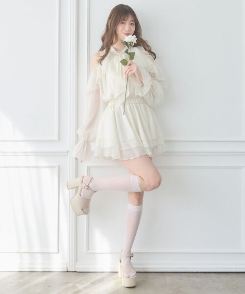 MAJESTIC LEGON / マジェスティックレゴン サンダル | 軽盛れヒールビジューサンダル | 詳細8