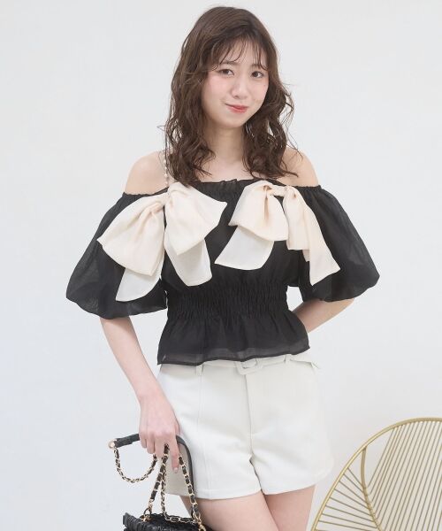 MAJESTIC LEGON / マジェスティックレゴン ショート・ハーフ・半端丈パンツ | ベルトセットハイウエストショートパンツ | 詳細14