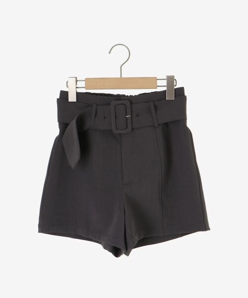 MAJESTIC LEGON / マジェスティックレゴン ショート・ハーフ・半端丈パンツ | ベルトセットハイウエストショートパンツ | 詳細30