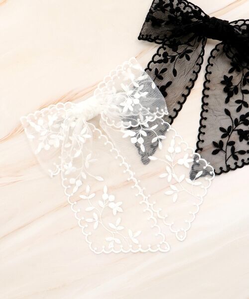 MAJESTIC LEGON / マジェスティックレゴン カチューシャ・カチューム・その他 | シアーリボンバレッタ | 詳細4