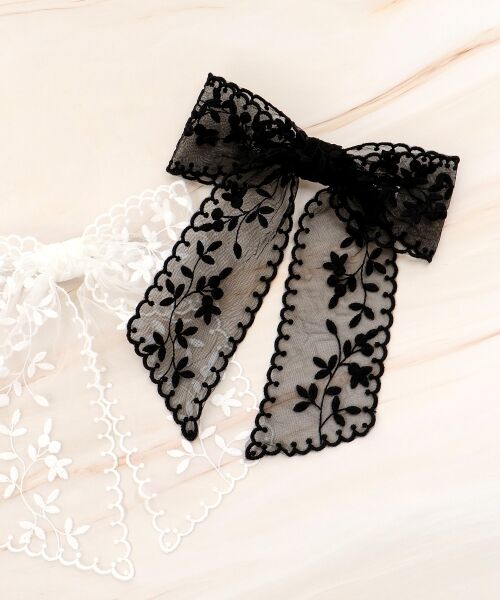 MAJESTIC LEGON / マジェスティックレゴン カチューシャ・カチューム・その他 | シアーリボンバレッタ | 詳細5