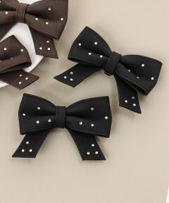 MAJESTIC LEGON / マジェスティックレゴン その他小物 | ビジュー付きリボンクリップ