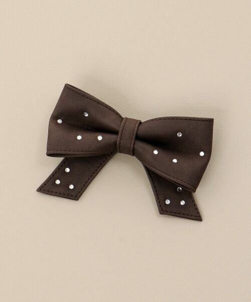 MAJESTIC LEGON / マジェスティックレゴン その他小物 | ビジュー付きリボンクリップ | 詳細1