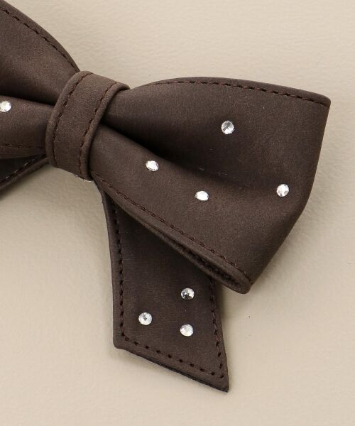 MAJESTIC LEGON / マジェスティックレゴン その他小物 | ビジュー付きリボンクリップ | 詳細4