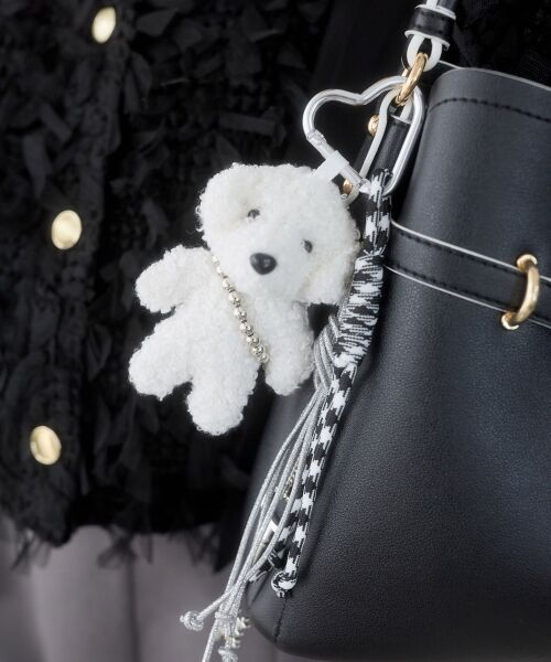 MAJESTIC LEGON / マジェスティックレゴン キーホルダー・ストラップ | くまぬいチャーム（アイボリー）