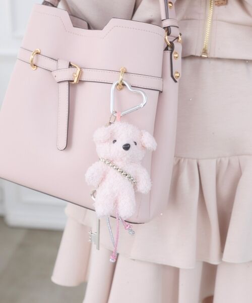 MAJESTIC LEGON / マジェスティックレゴン キーホルダー・ストラップ | くまぬいチャーム（ピンク）