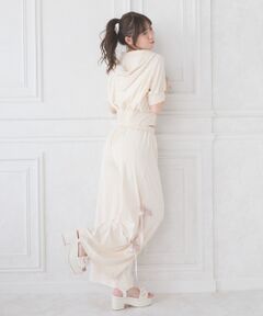 MAJESTIC LEGON / マジェスティックレゴン その他パンツ | サイドリボンキラキラロングパンツ