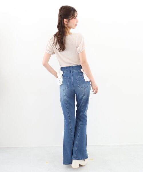 MAJESTIC LEGON / マジェスティックレゴン デニムパンツ | 2wayレースフリルキラキラデニムパンツ | 詳細16