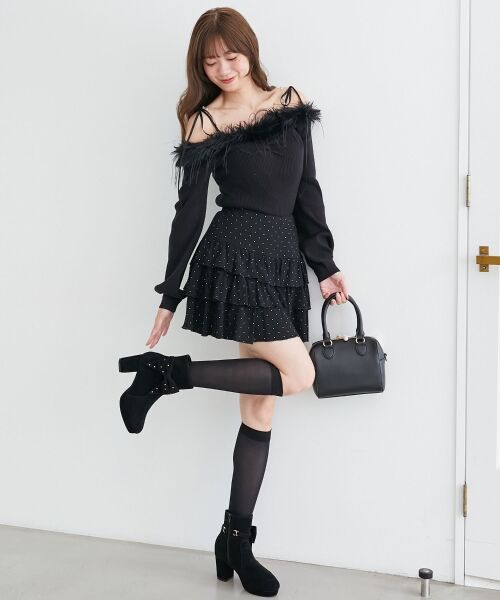 MAJESTIC LEGON / マジェスティックレゴン ブーツ（ショート丈） | 3WAYビジューリボンブーツ | 詳細27