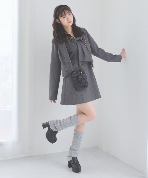 MAJESTIC LEGON / マジェスティックレゴン フラットシューズ | レッグウォーマー付き厚底ローファー | 詳細10