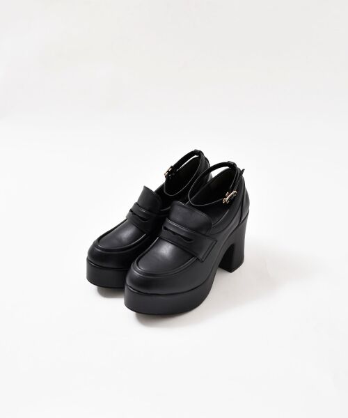 MAJESTIC LEGON / マジェスティックレゴン フラットシューズ | レッグウォーマー付き厚底ローファー | 詳細17